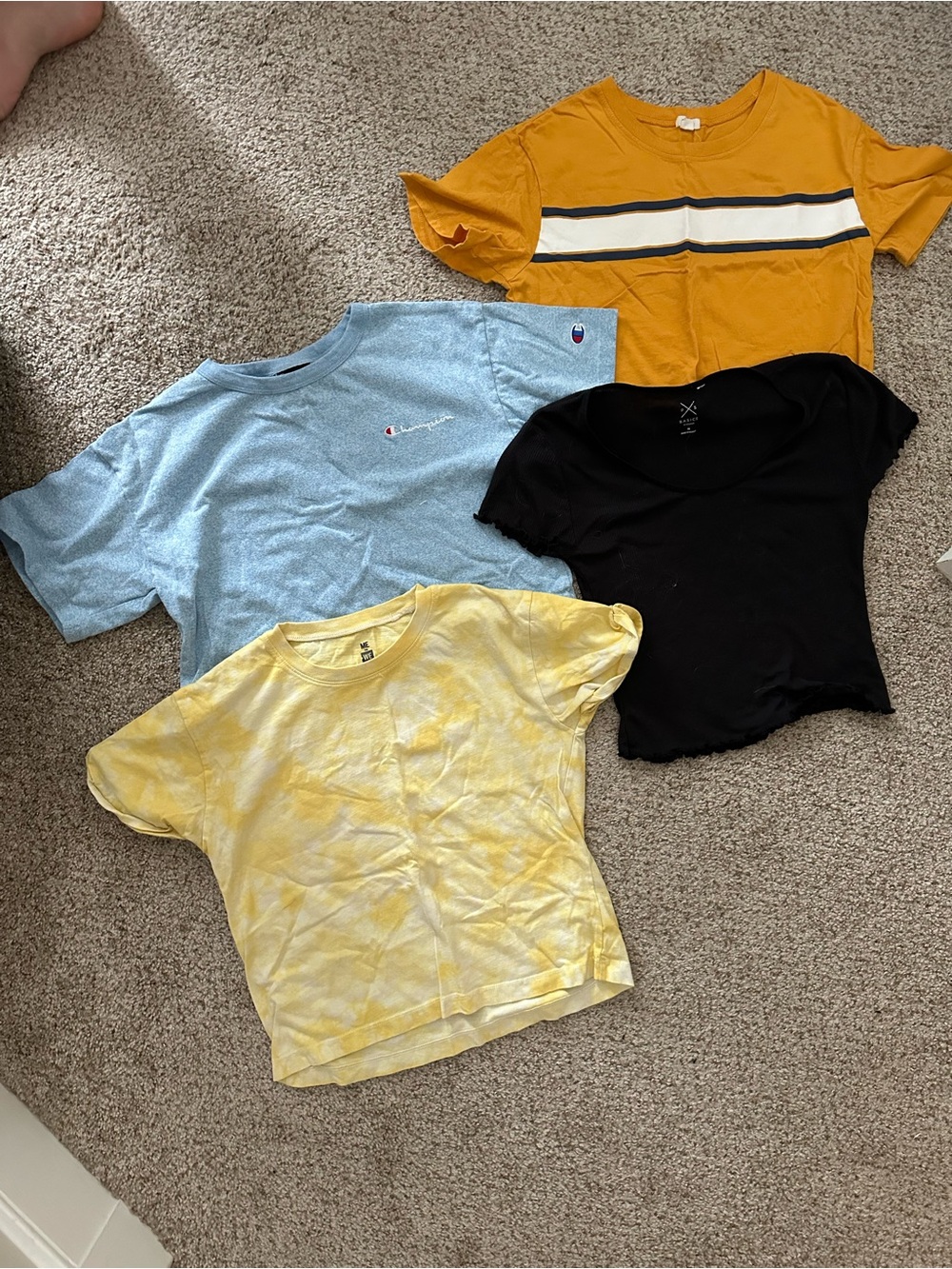 Cropped top bundle 4pack